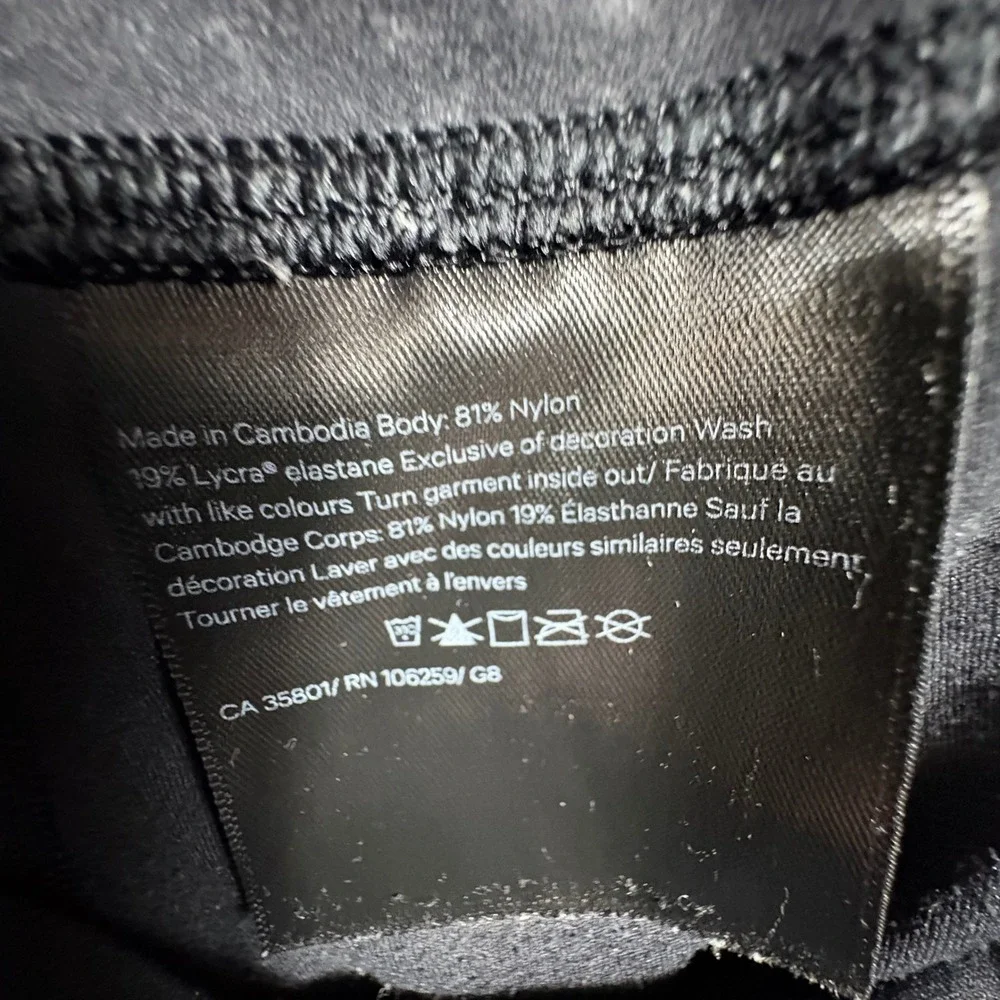 Lululemon Align High Rise Leggings Womens 2 Black Geometric Pattern Yoga Pants